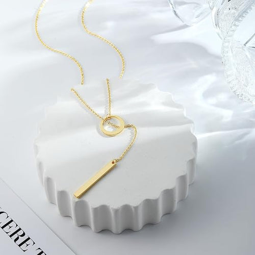 Long Gold Necklace for Women Trendy