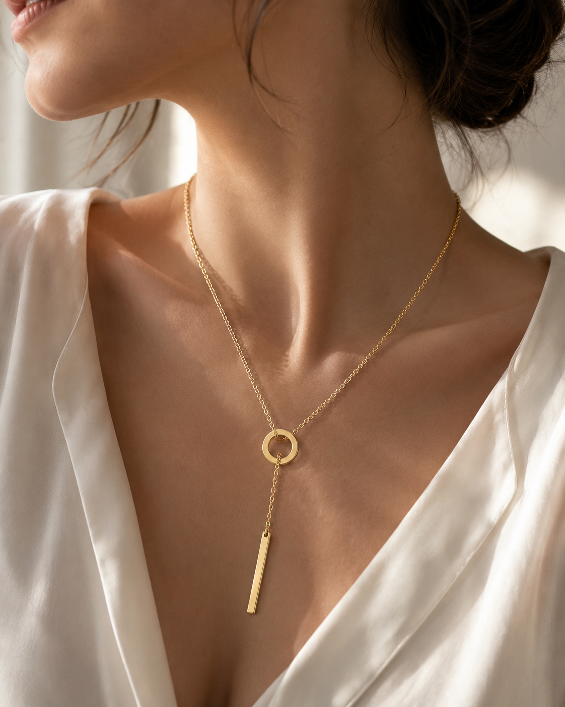 Long Gold Necklace for Women Trendy
